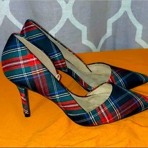 Old Navy Plaid Heels
